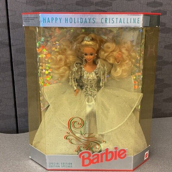 Happy Holidays Cristalline Special Edition Barbie Doll 1429 Mattel 1992 RARE