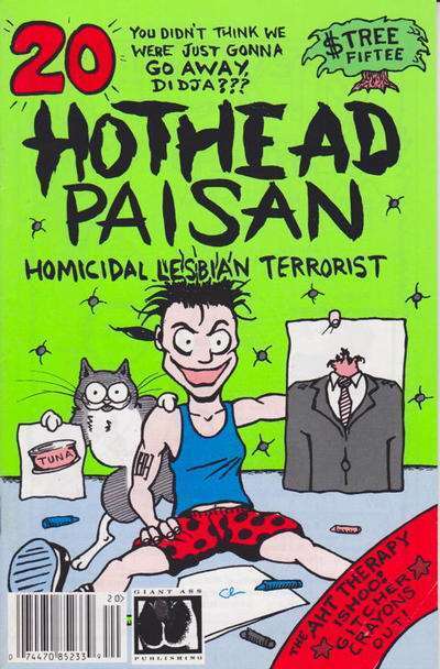 Hothead Paisan: Homicidal Lesbian Terrorist #20 VF/NM; Giant A-- | we combine sh