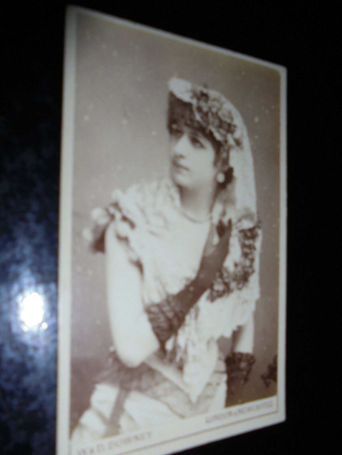 Cdv photograph actress Nellie Le Fevre by Downey 1870s