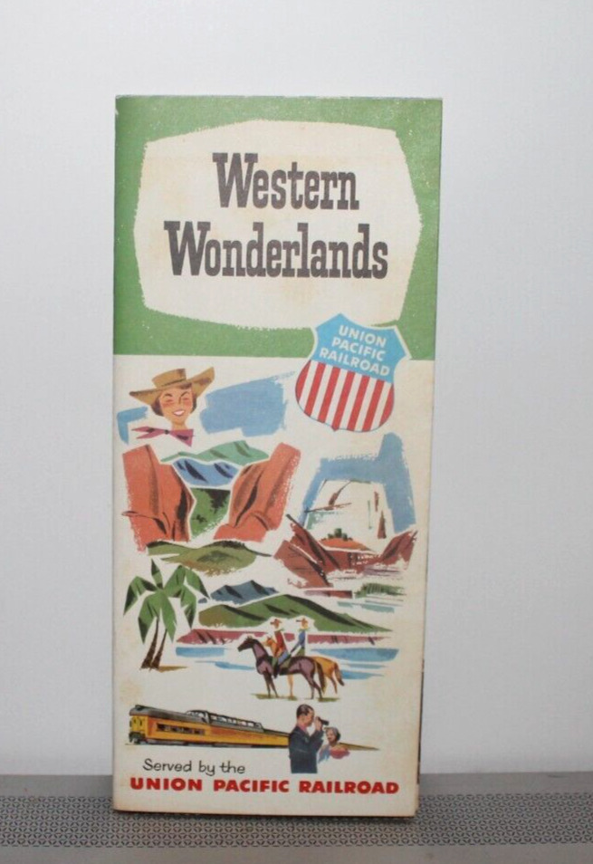 VINTAGE WESTERN WONDERLANDS 1965 FOLDOUT MAP