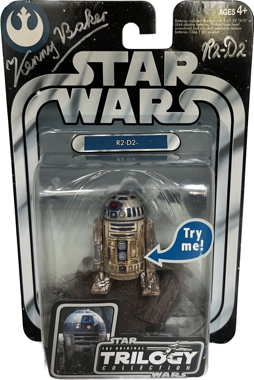 Kenny Baker R2-D2 ESB Signed 2004 Star Wars Original Trilogy Collection 