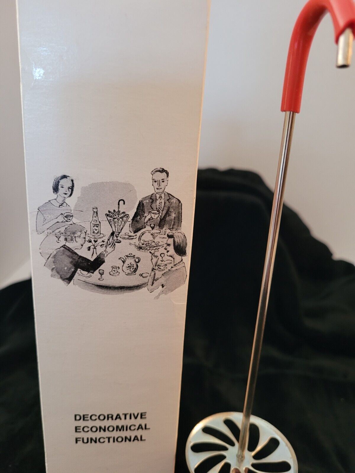 Vintage Denmark The Umbrella Napkin Holder With Original Box