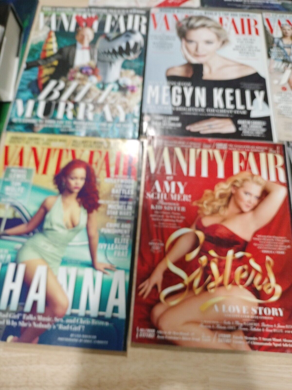 Vanity Fair Magazines Lot (8) 2013-14-15-16. *M-3