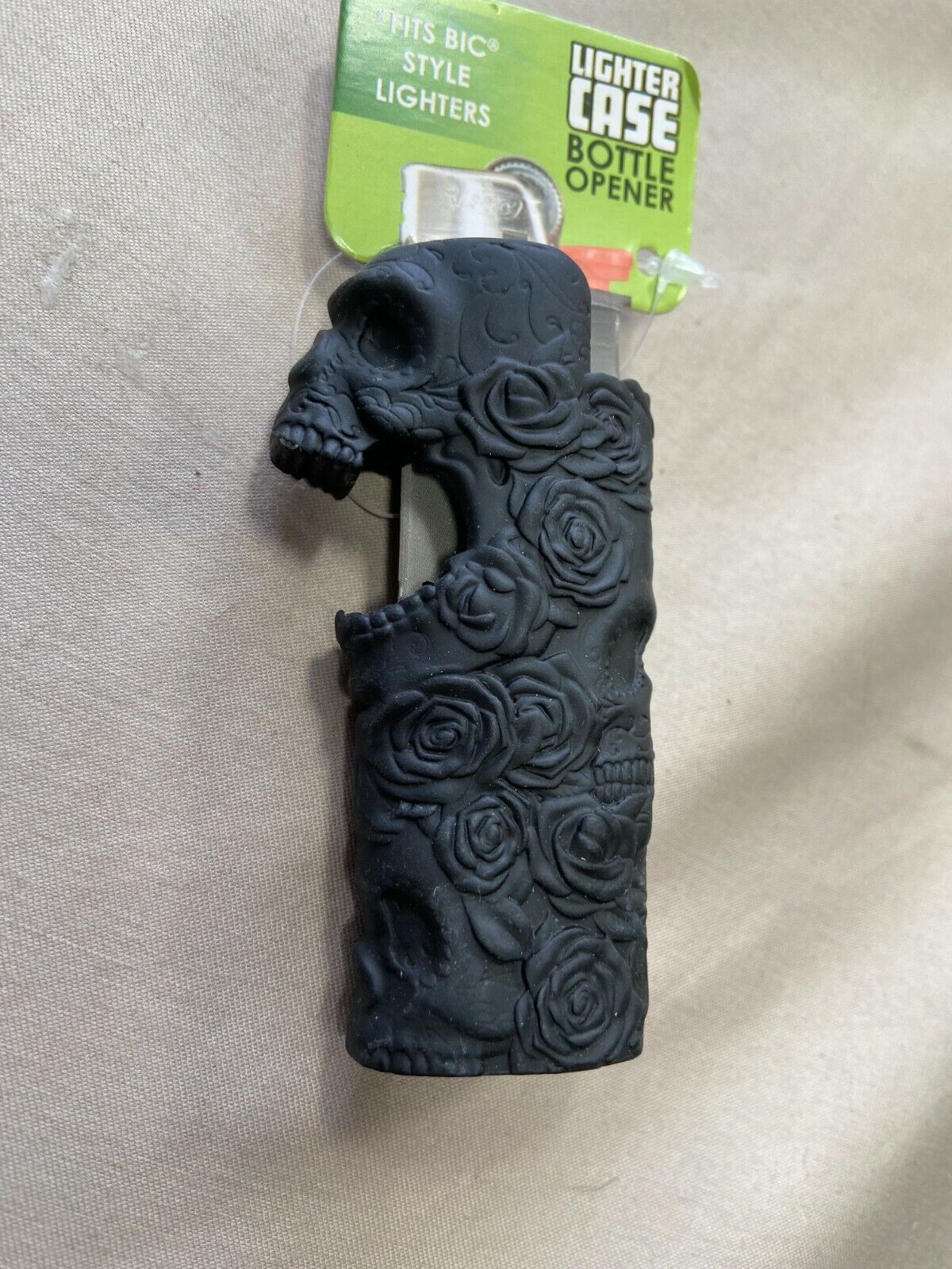 Smokezilla Lighter Case, Matte Black or Pewter, with Bottle Opener 