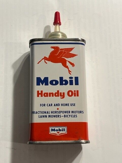 Vintage Unopened/Unused 4 Oz Can Mobil Handy Oil