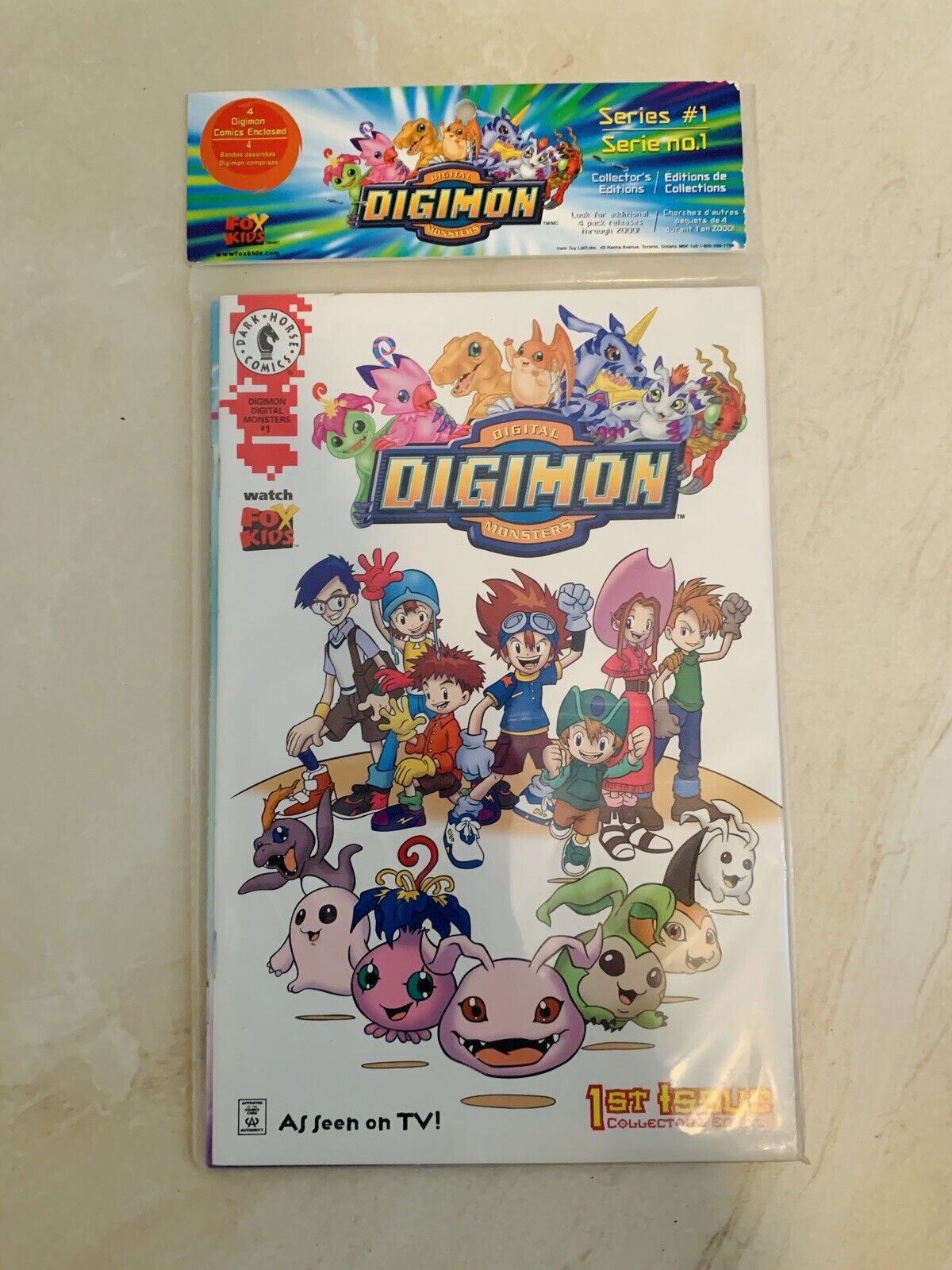Digimon Digital Monsters Collector's Edition Pack #1-4 Fox Kids Dark Horse SET