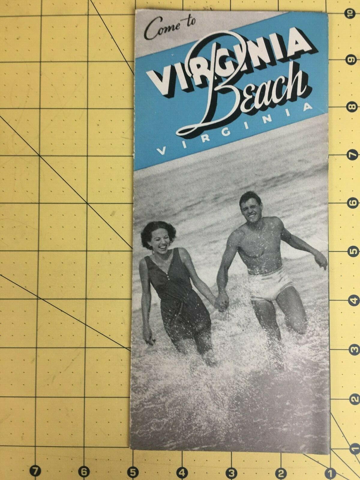 Vintage Travel Brochure Come to Virginia Beach Virginia New Castle Ferry