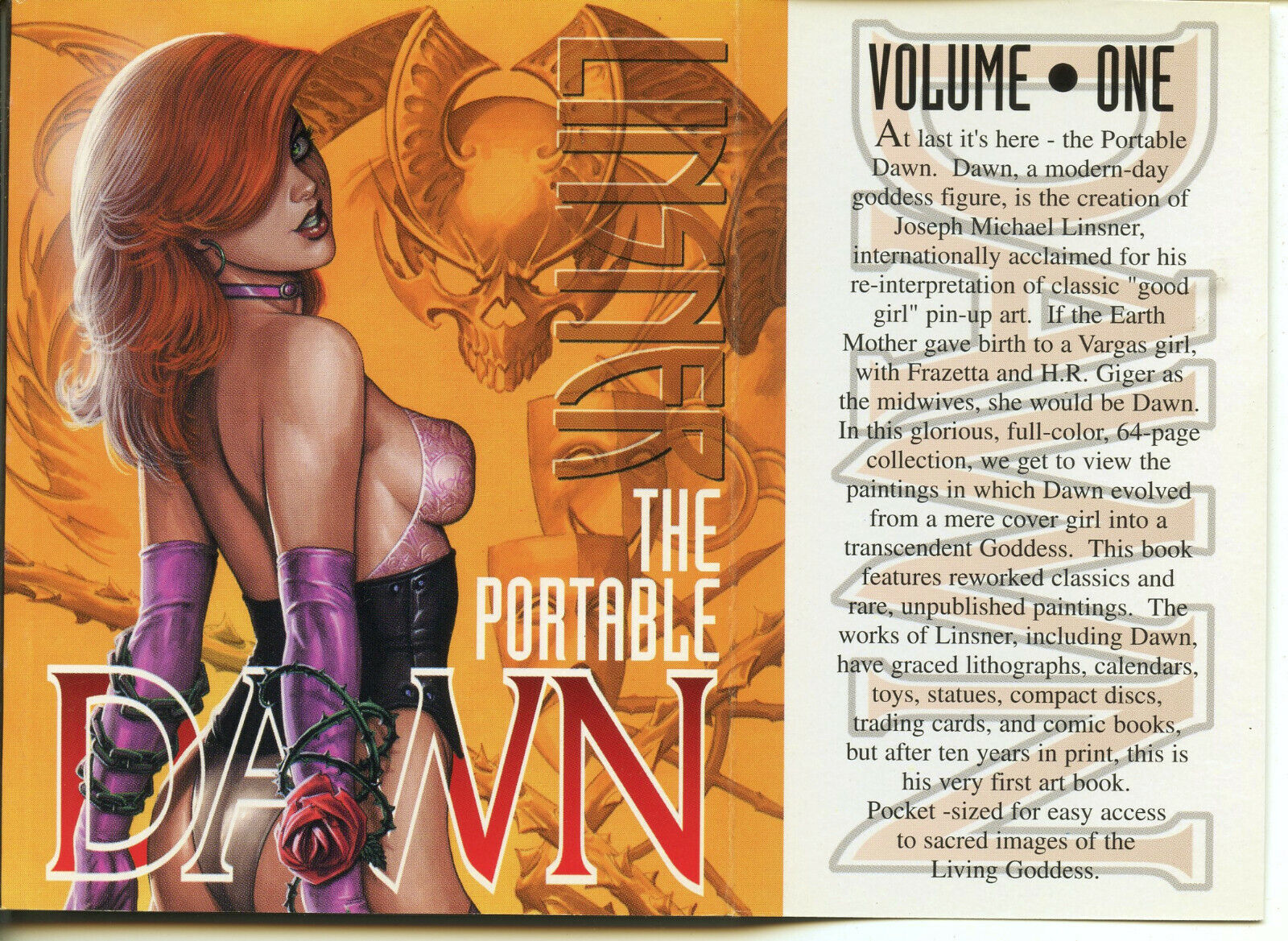 THE PORTABLE DAWN by Joseph Michael Linsner BRAND NEW~ 1999