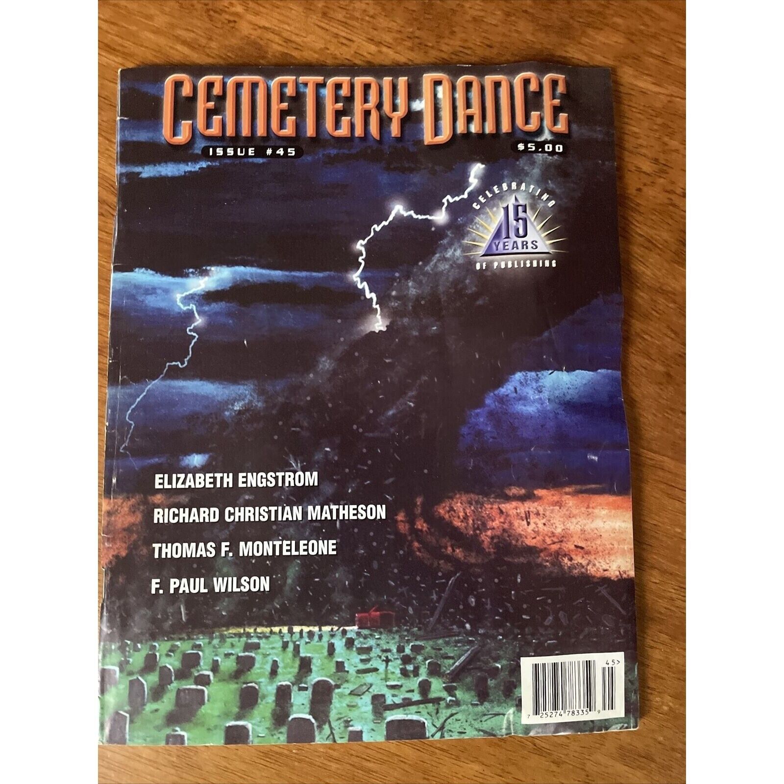 Cemetery Dance #45 Horror Magazine 2003 15 Year Anniversary Rare Matheson Wilson