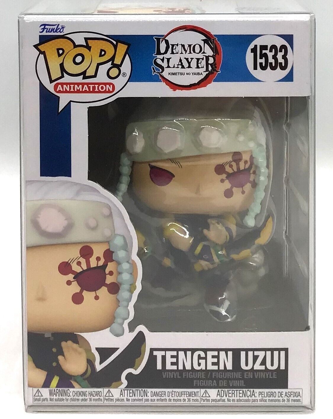 Funko Pop Demon Slayer Tengen Uzui #1533 with POP Protector