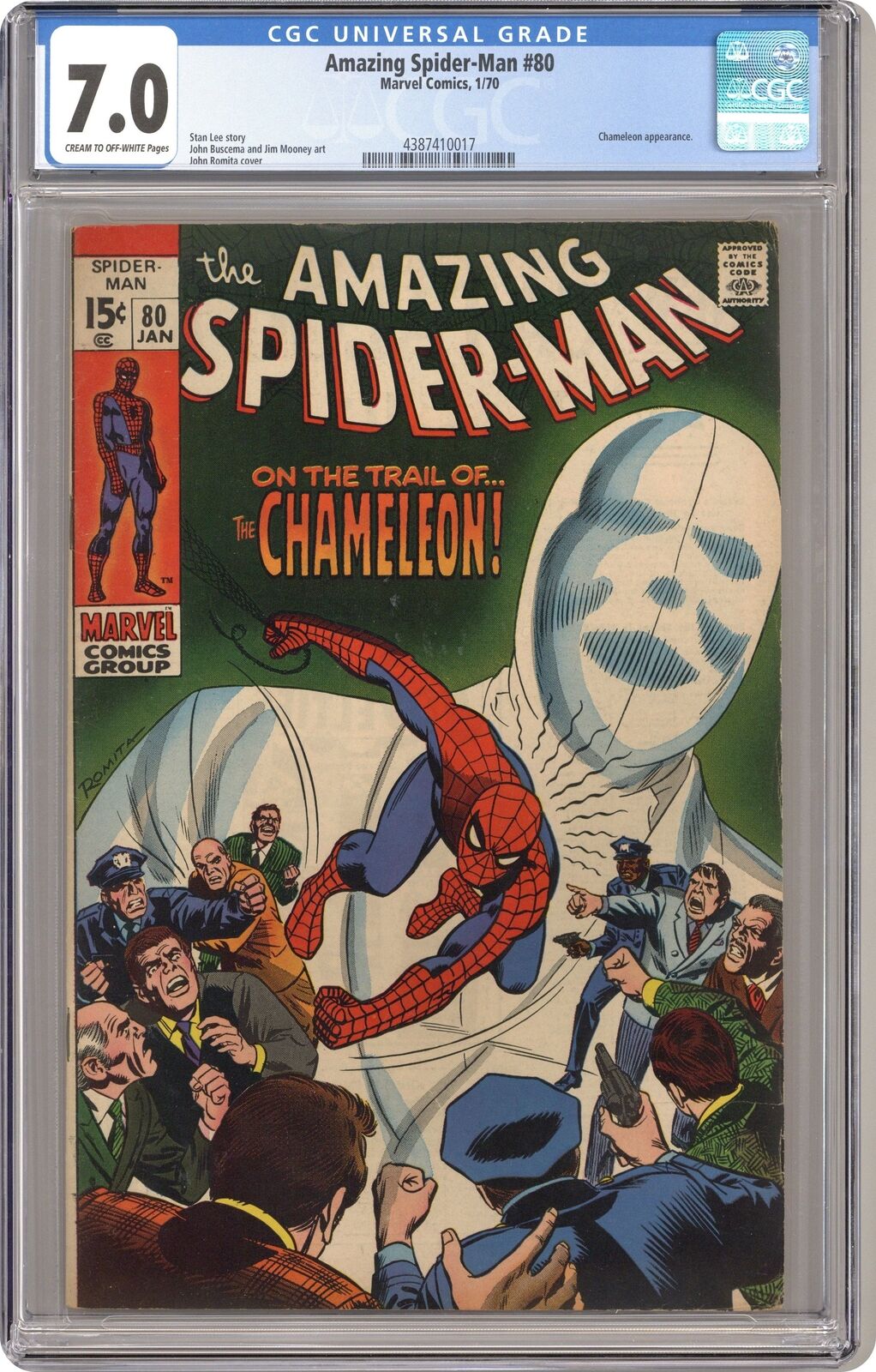 Amazing Spider-Man #80 CGC 7.0 1970 4387410017