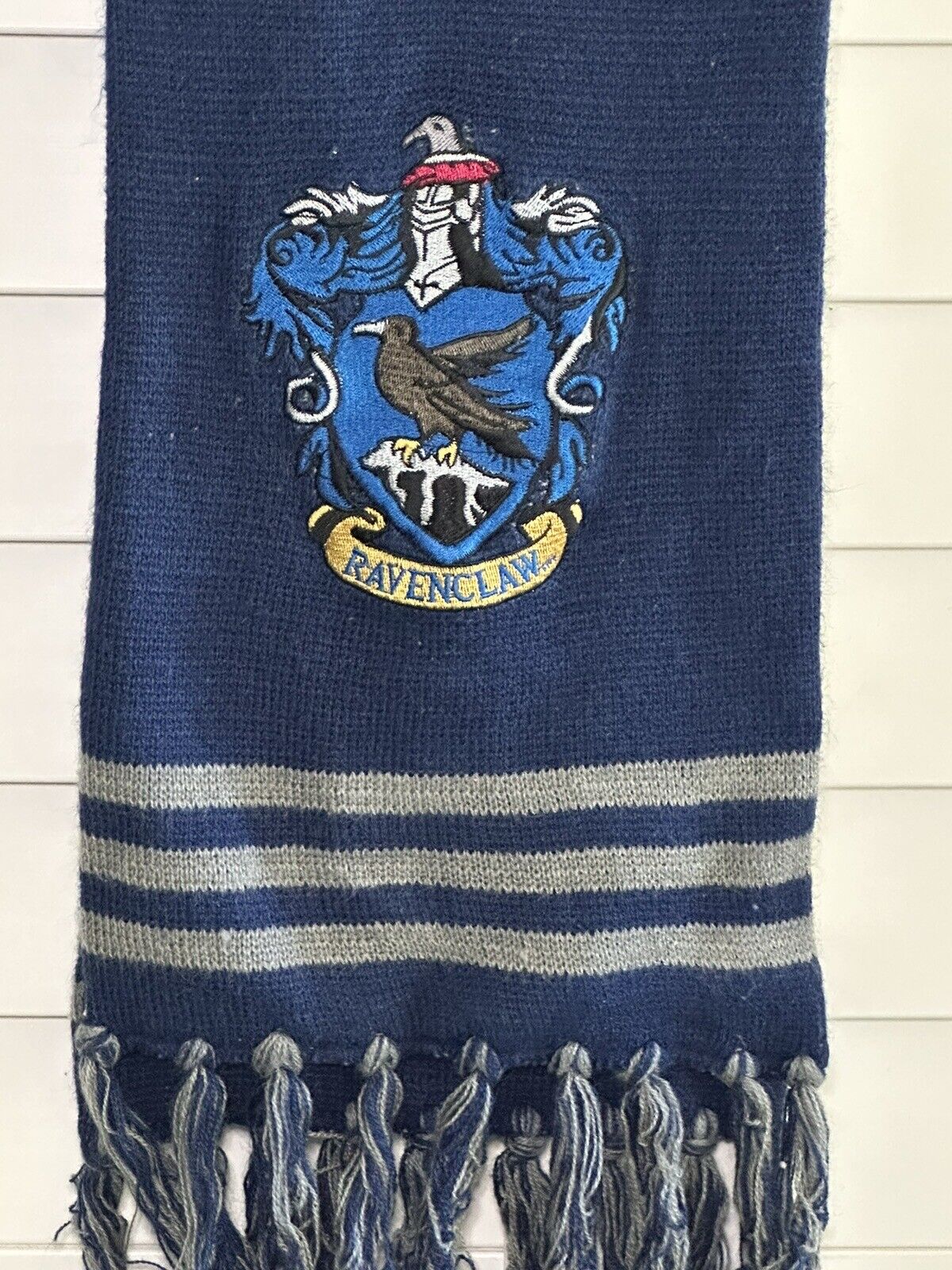 Universal Studios Official Harry Potter Ravenclaw Scarf 60” Embroidered Emblem