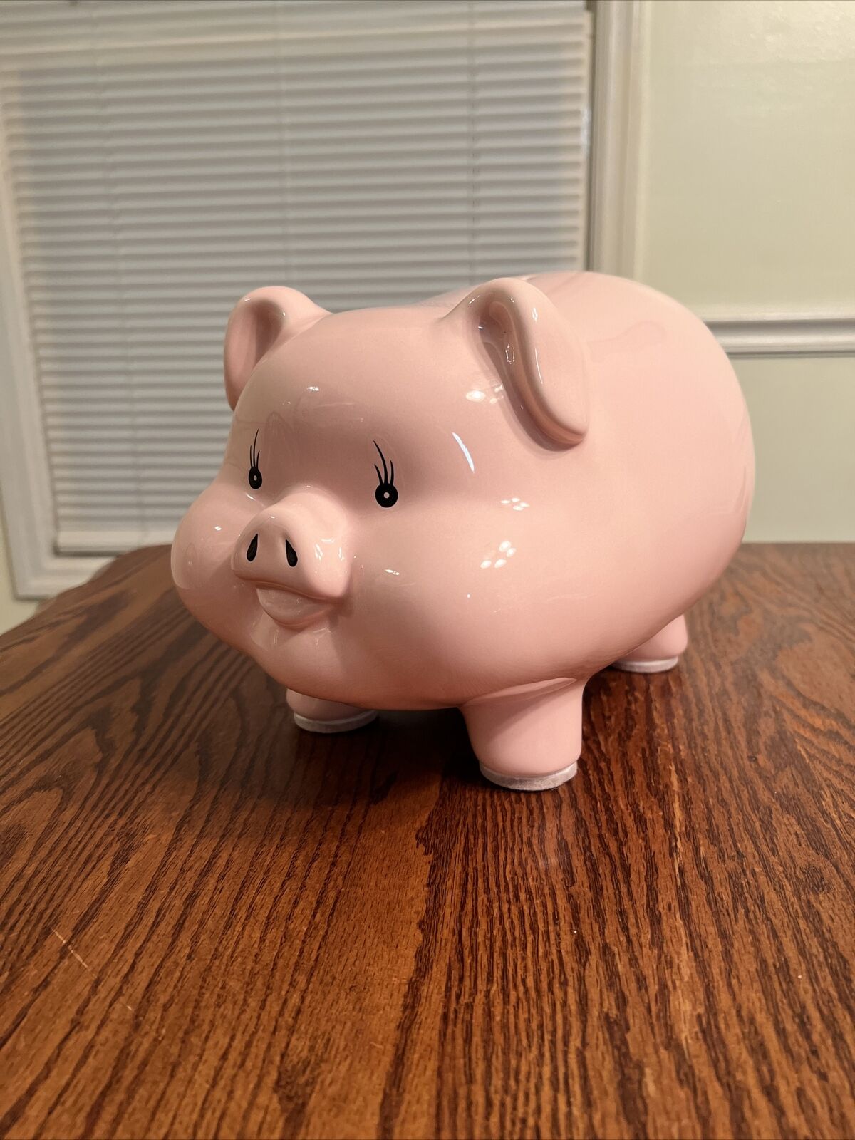PIG WORLD 11\'\' Large Piggy Bank for Adults Must Break to Open,Ceramic Coin Bank