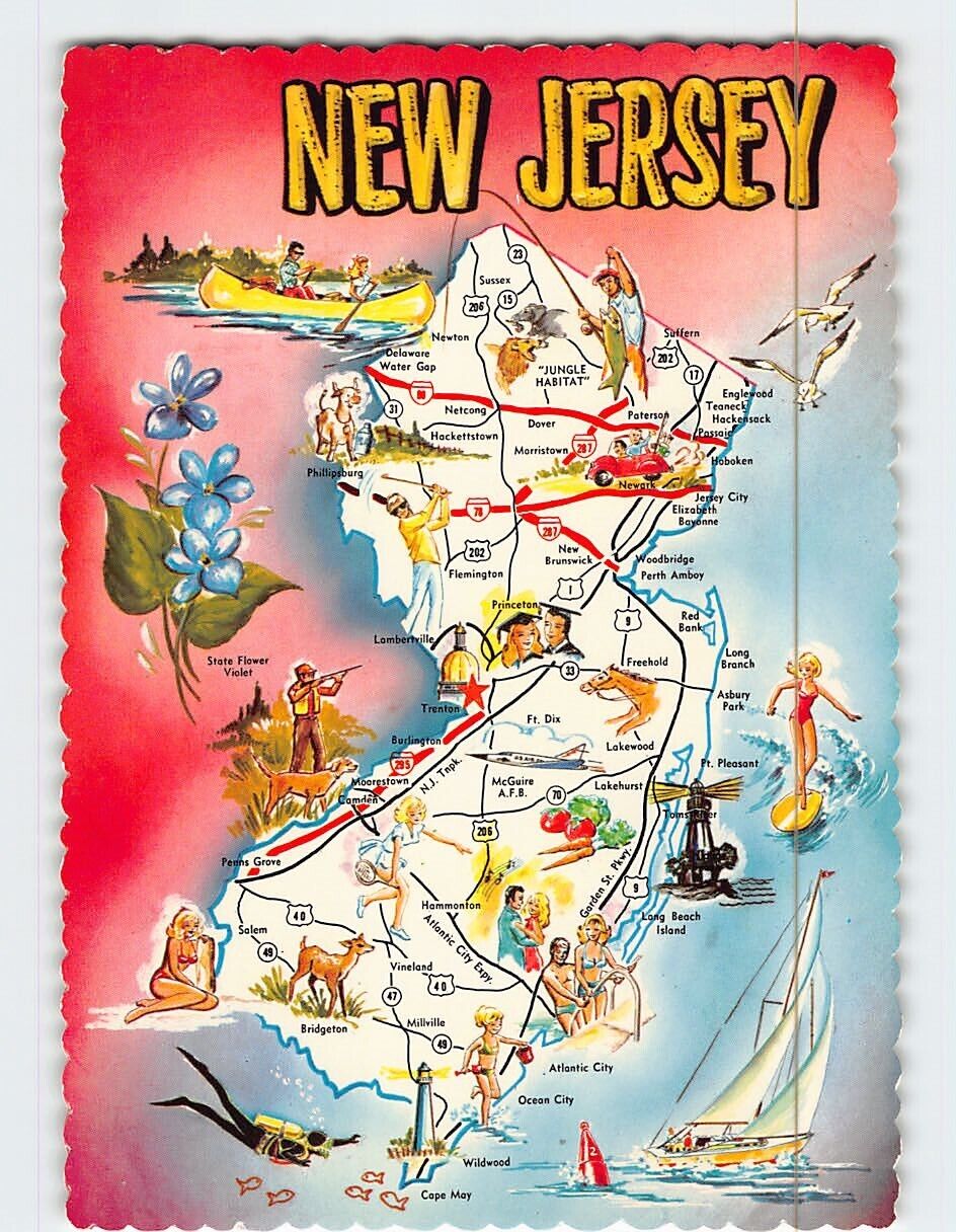 Postcard New Jersey USA