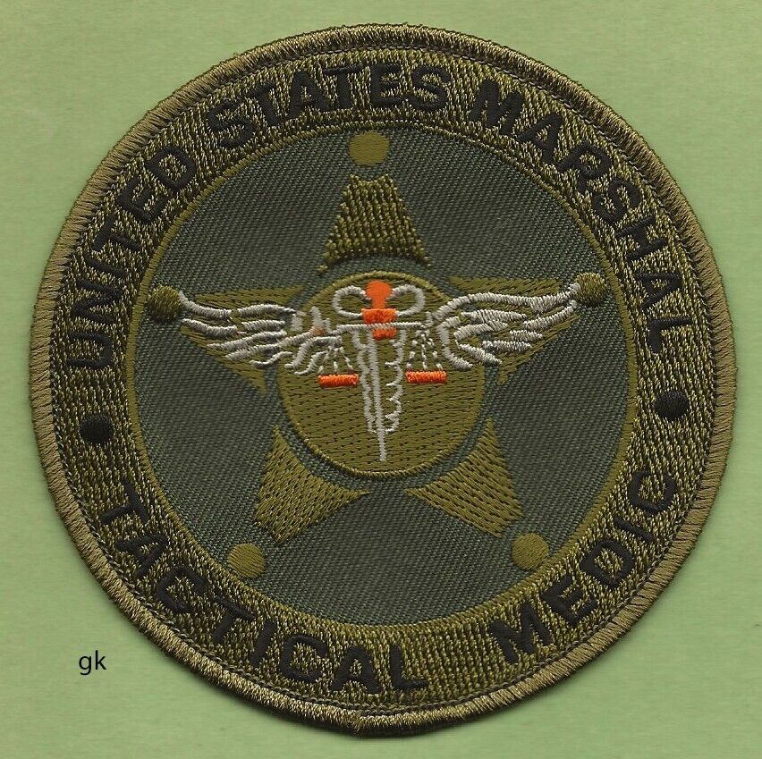 US MARSHAL TACTICAL MEDIC PATCH