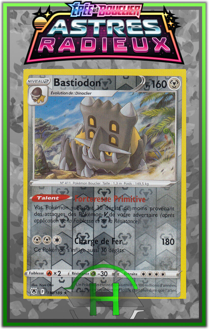 Reverse Bastiodon - EB10:Radiant Stars - 110/189 - New French Pokemon Card