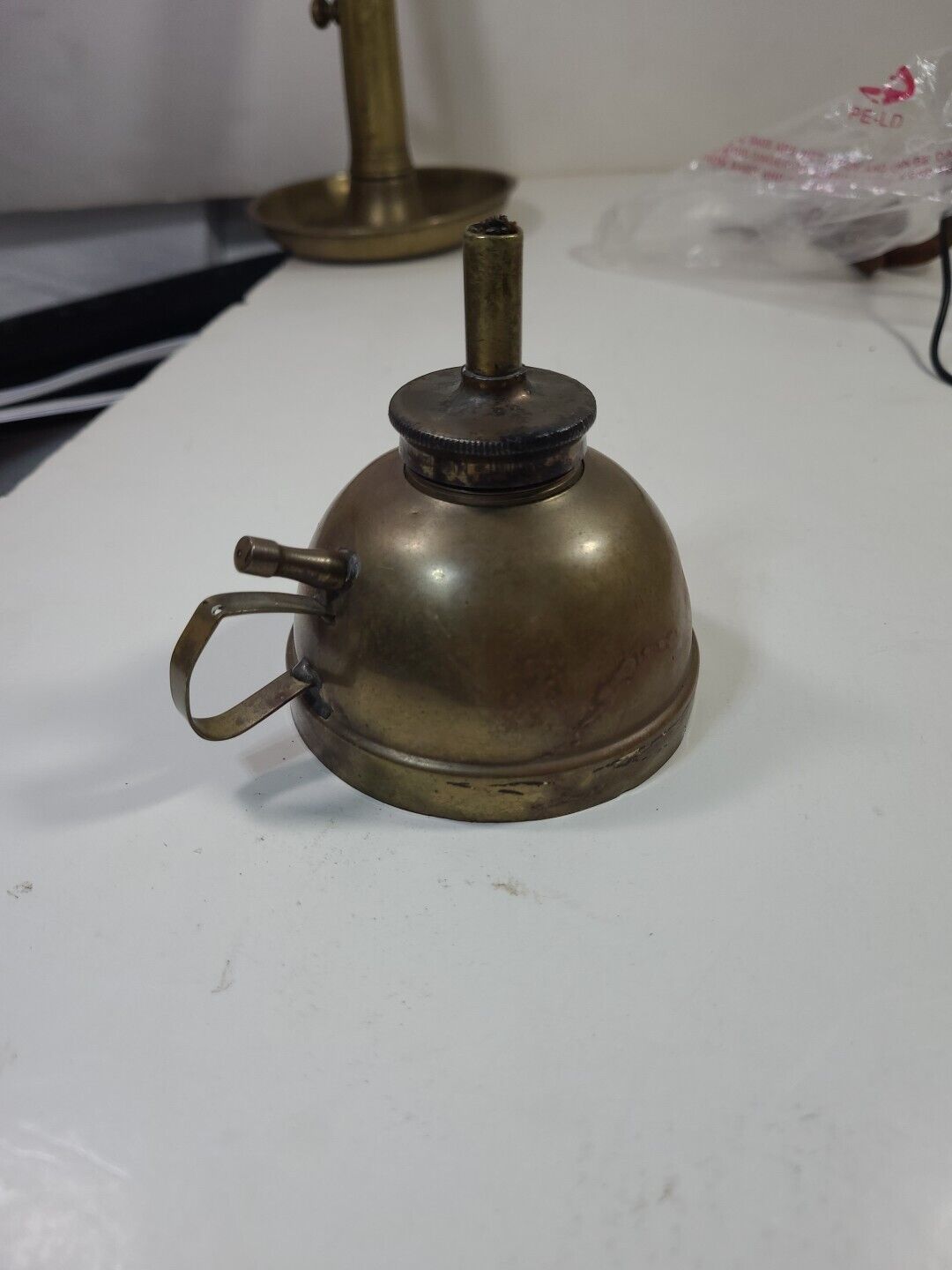vintage kerosene Brass lamp