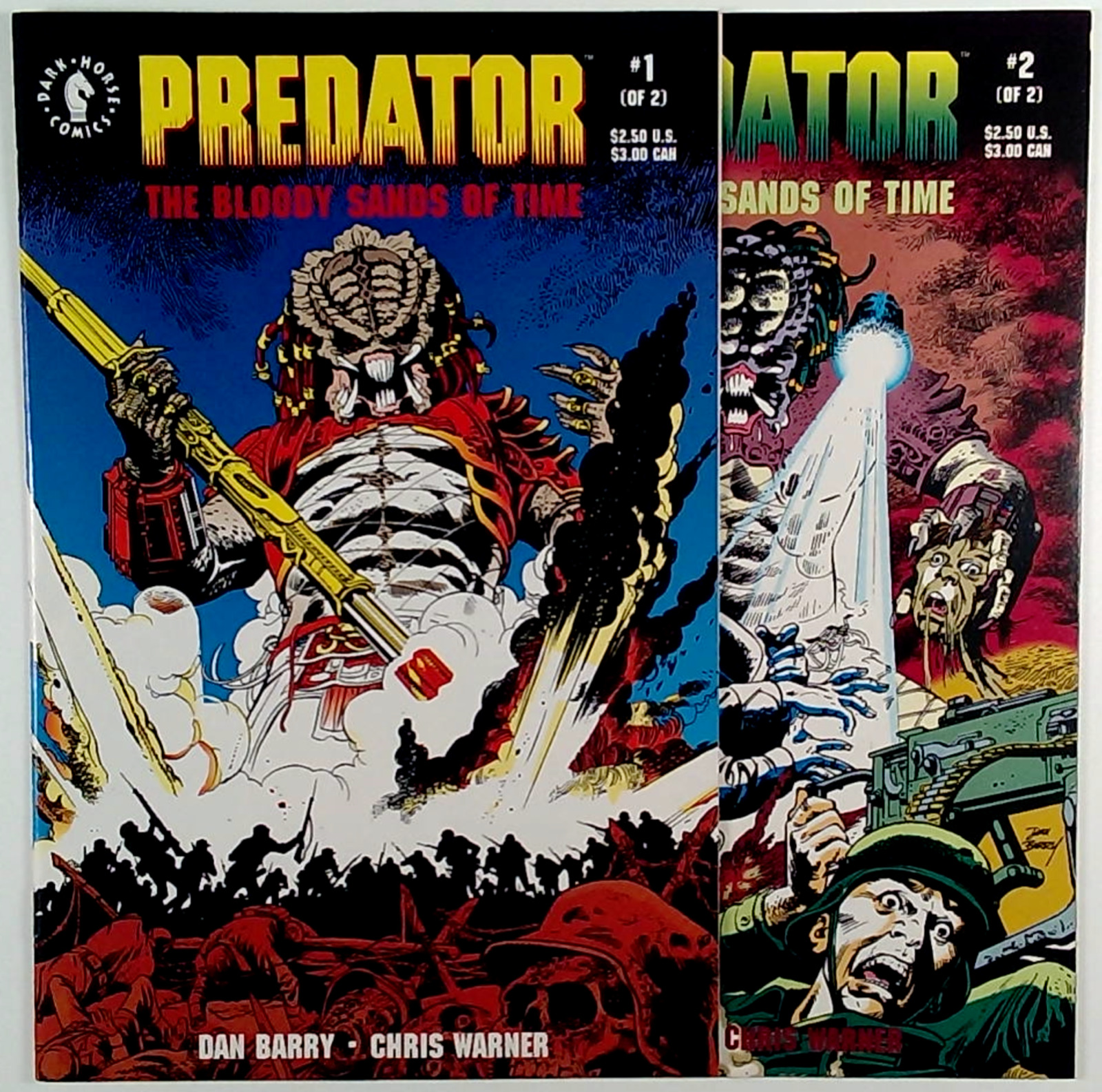 Predator: The Bloody Sands of Time #1-2 (1992) Complete Set, Full Run Lot NM