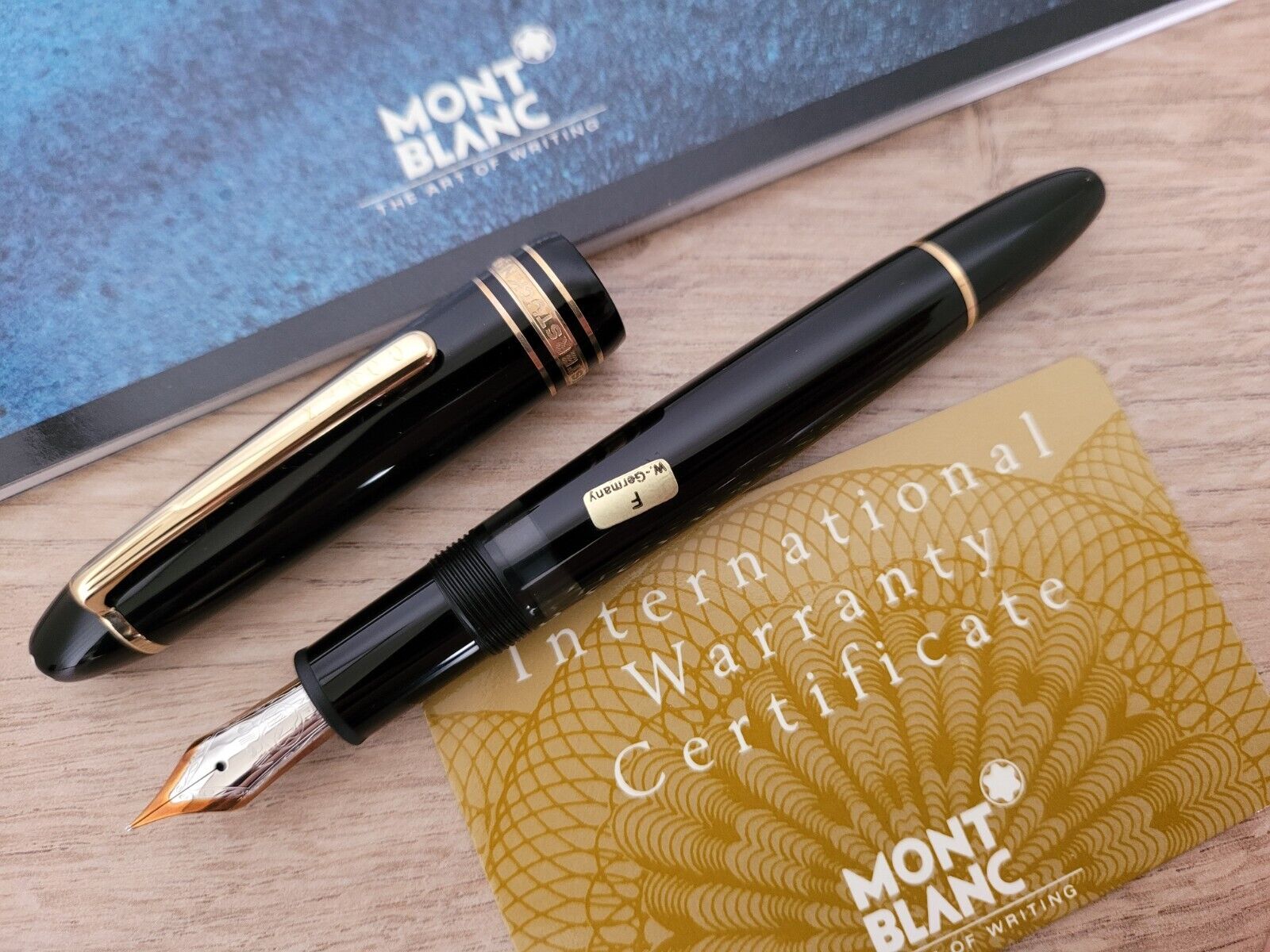 Vintage MONTBLANC 146 Legrand Fountain Pen Made in W.Germany - NOS w/Box &Papers