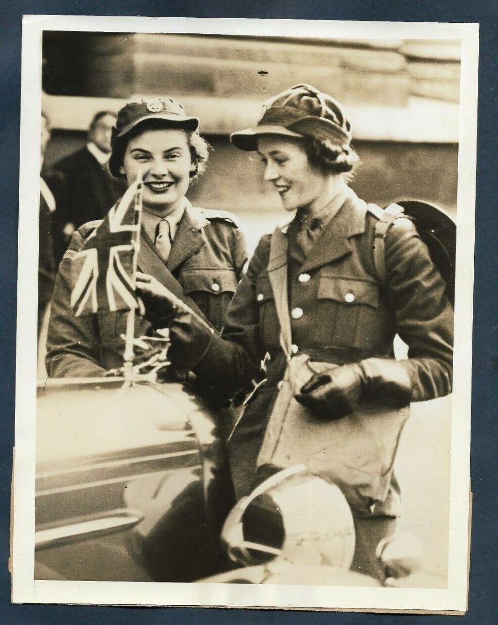 WWII BRITISH WAR BOSS ARMY DAUGHTER MISS ELSPETH IRONSIDE 1939 VTG Photo Y67
