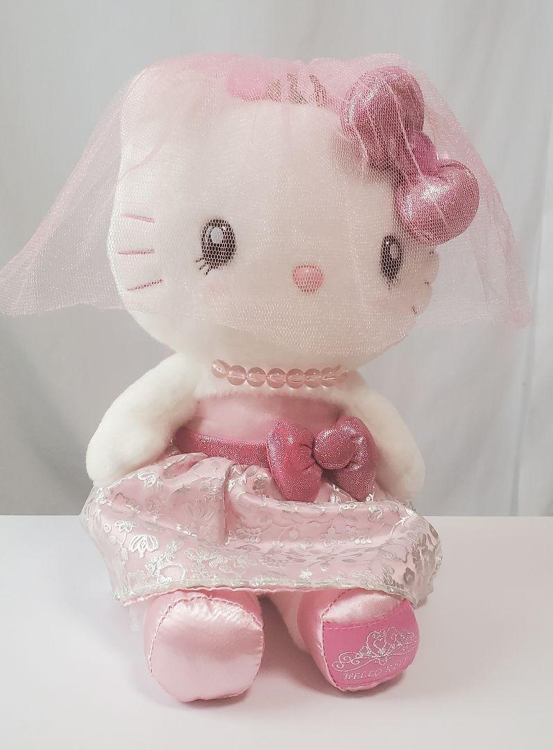 USJ Hello Kitty Plush 13.0” Wedding Veil Tiara Universal Studios Japan