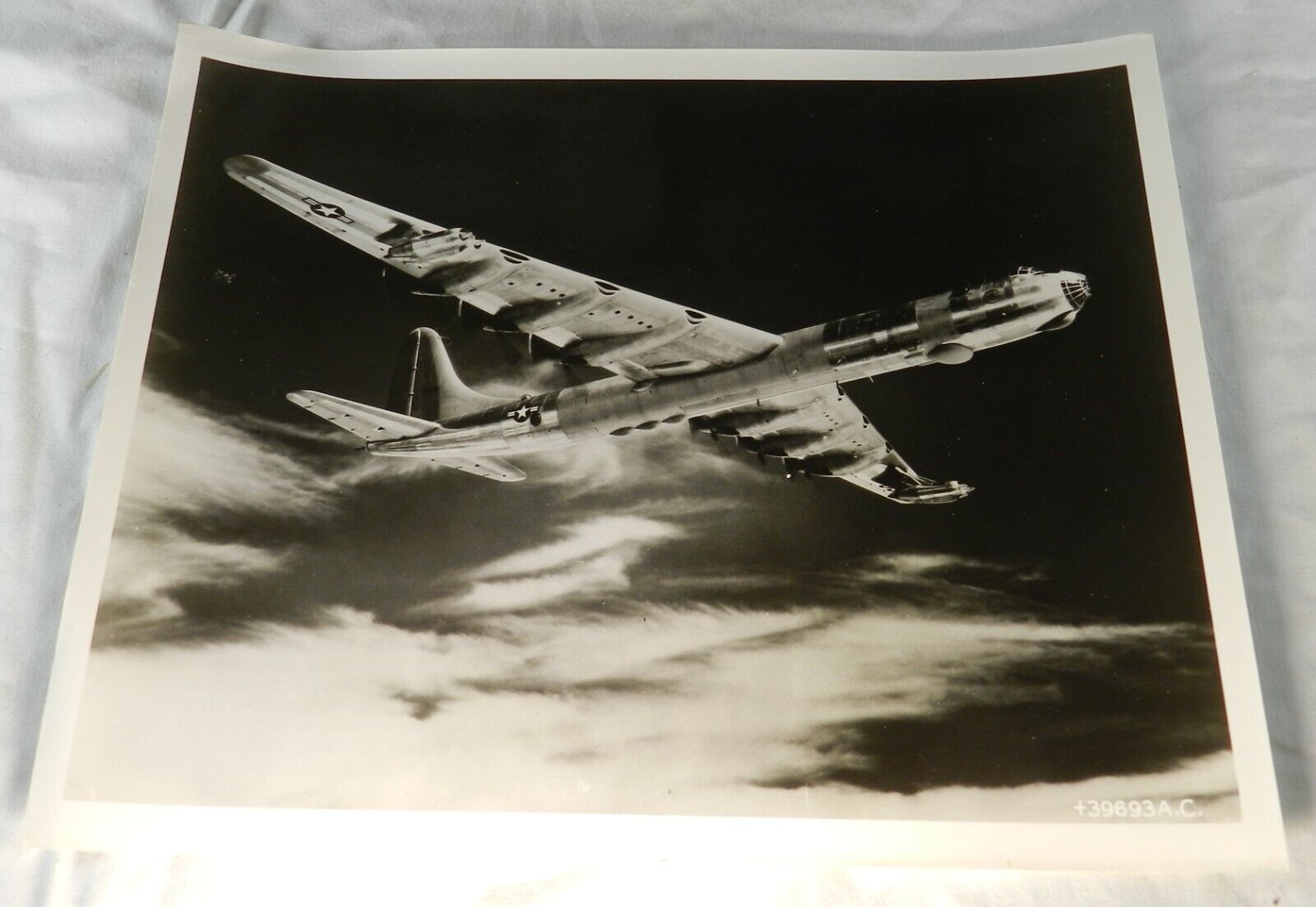 Vintage US Air Force Press Photo - Convair RB-36D Reconnaissance Bomber