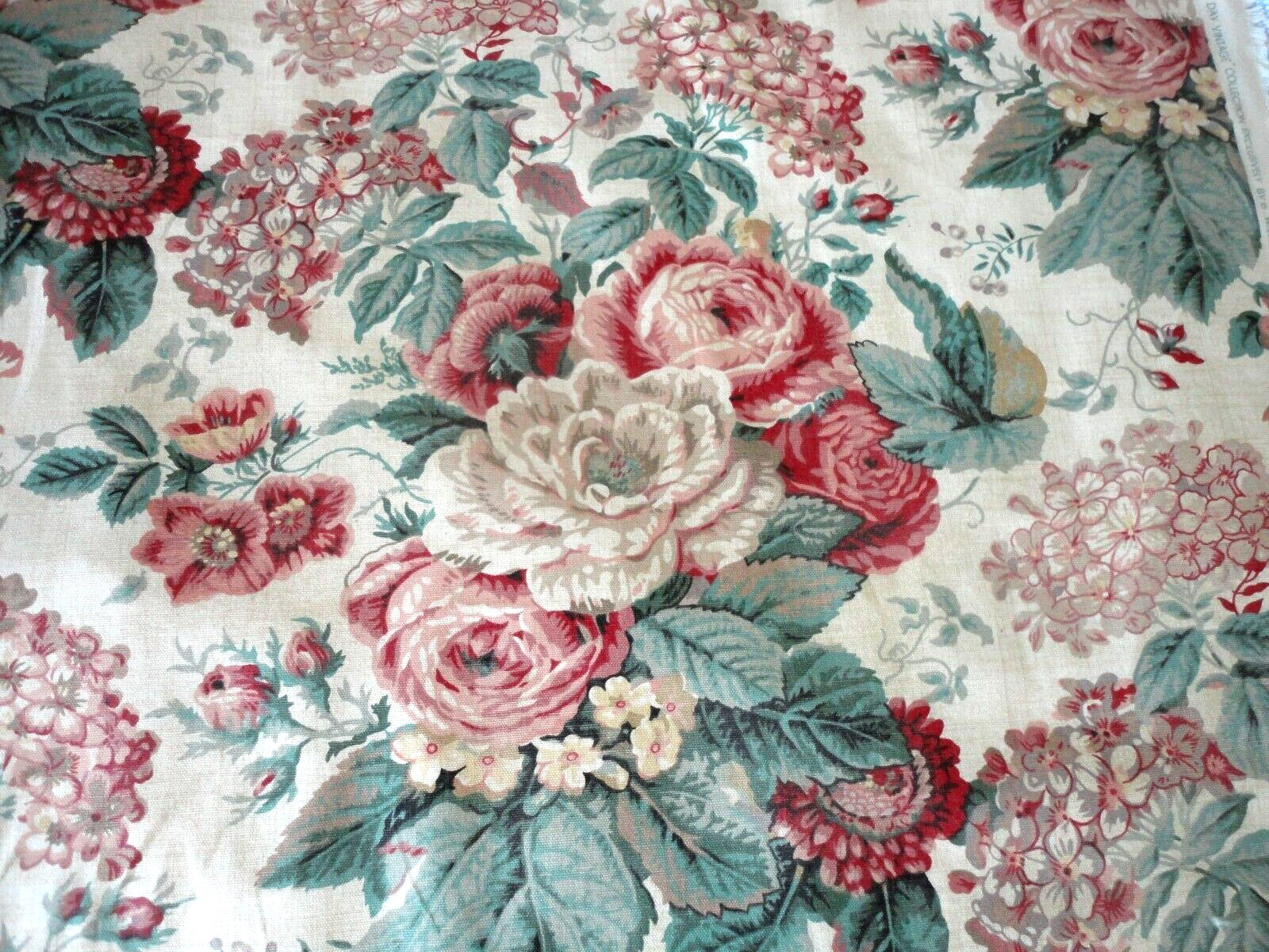New Waverly 54 In. Wide Fabric Chic Floral 'Ladies Day Vintage'