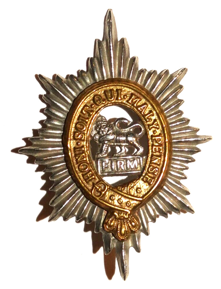 BRITISH MILITARY CAP BADGES, Worcestershire Regiment Bi-Metal Cap Badge