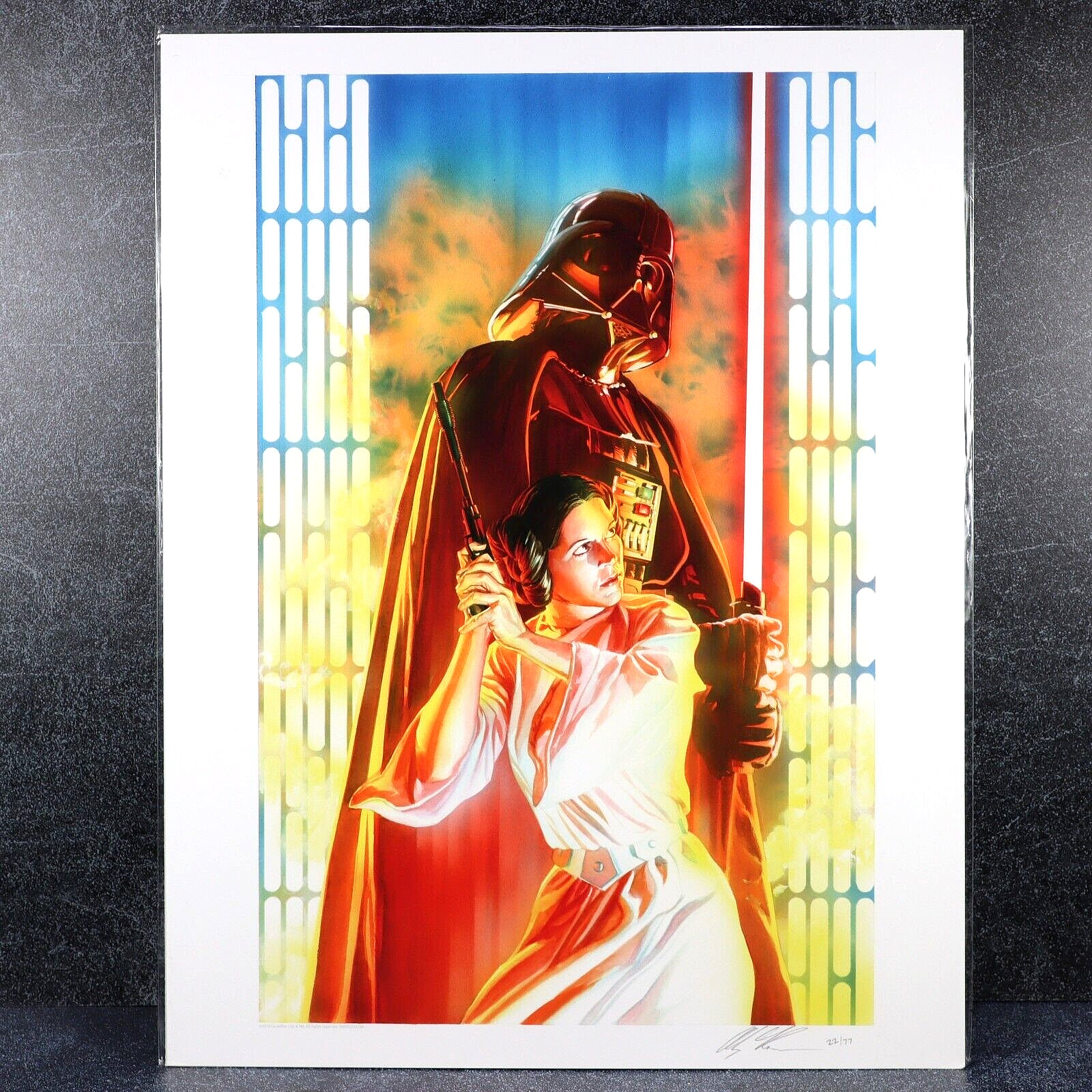 Star Wars #4 Alex Ross Art Hand Signed LE 22/77 Acme Archives Giclee 2013 Sealed
