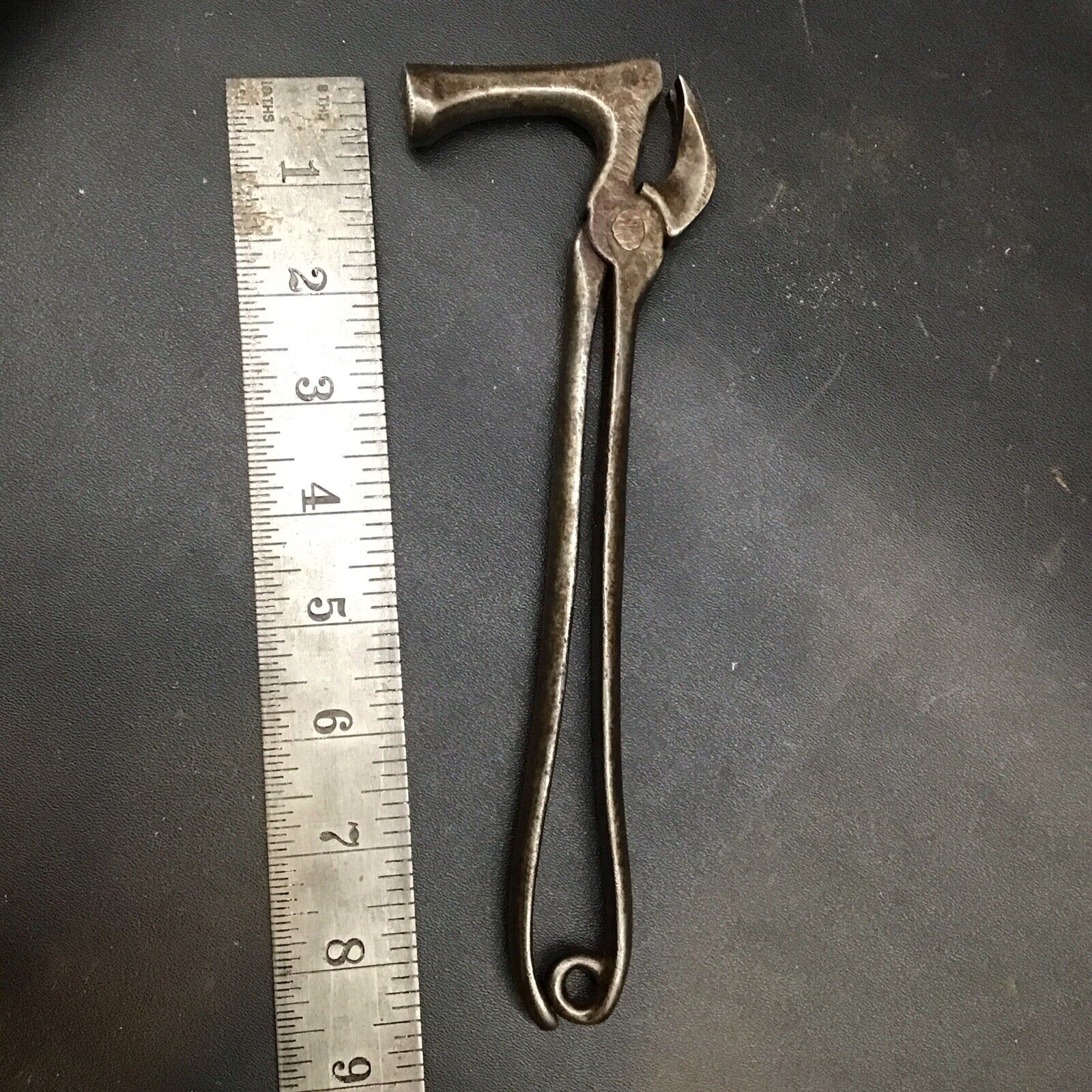 RARE Vintage Jacob Souders Patent 1887 Combination Tack Claw Hammer NICE