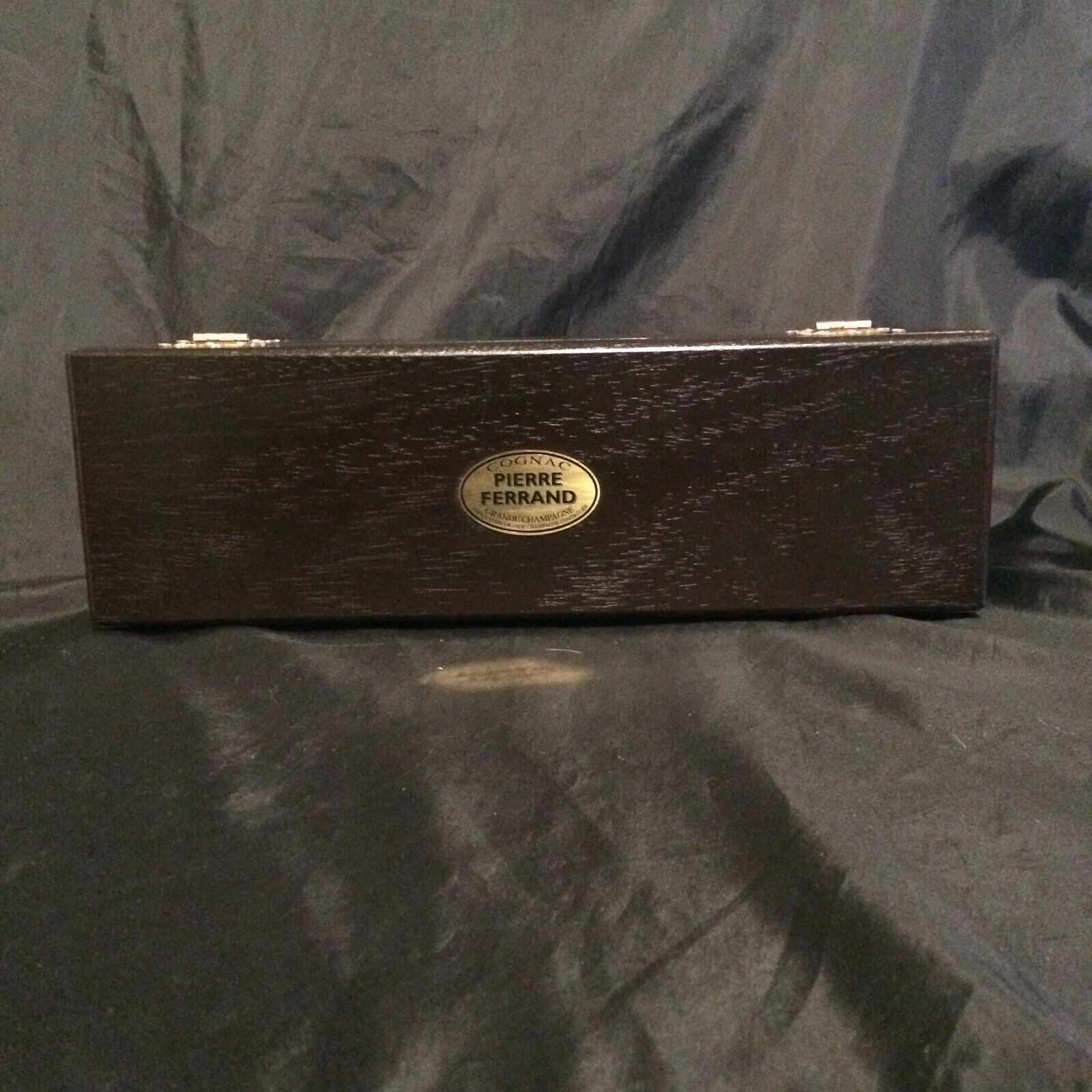 Rare PIERRE FERRAND Grande Champagne Memoir Cognac Wood Box