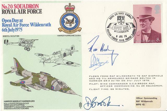RAF Museum RAF (34) - No 20 Squadron - Signed Brook/Hine & Harding