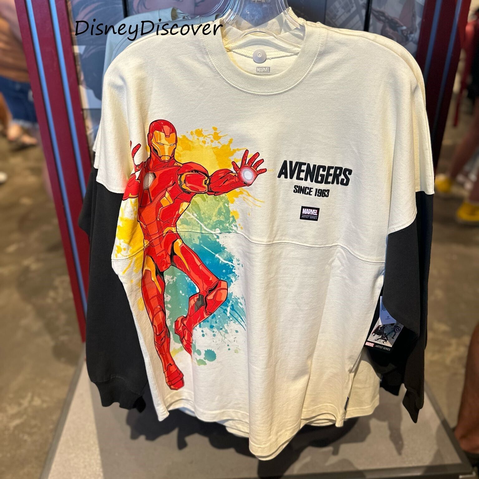 Disney Parks 2024 Marvel Avengers Iron-Man Spirit Jersey Size M