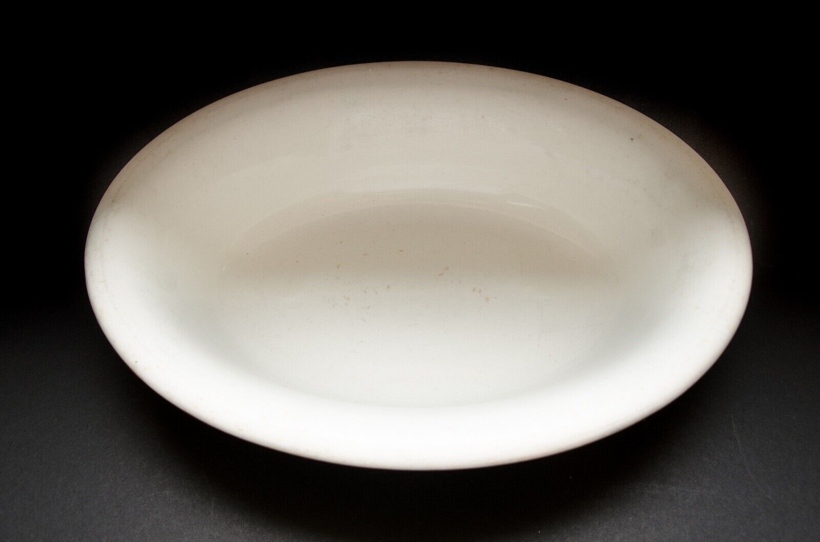 Antique John Maddock & Sons England White Semi-Porcelain Serving Bowl 1896-1906
