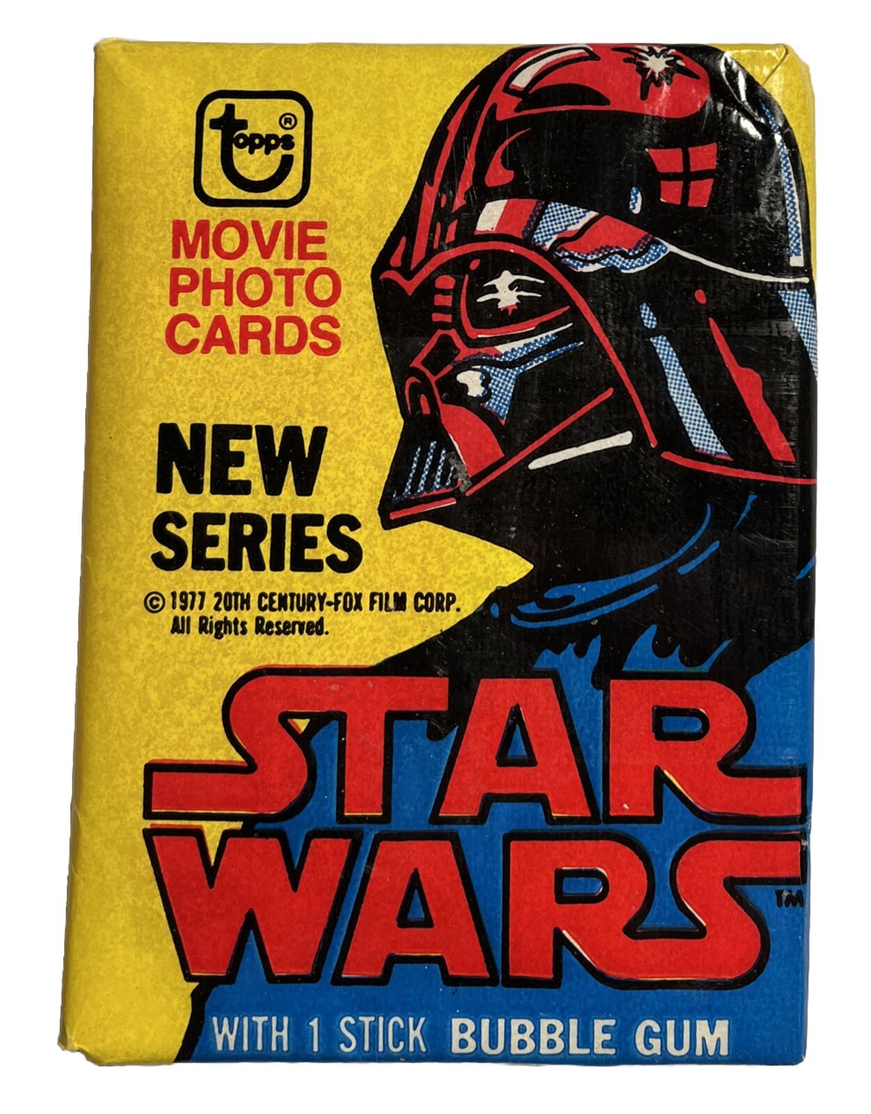 1977 STAR WARS Topps Unopened Sealed Vintage Wax Pack,Series 2, (1 Pack) (B127)