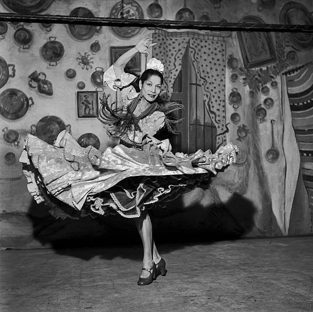 Carmen Amaya Spanish dancer Paris theatre de l Etoile 1960s Old Photo 1