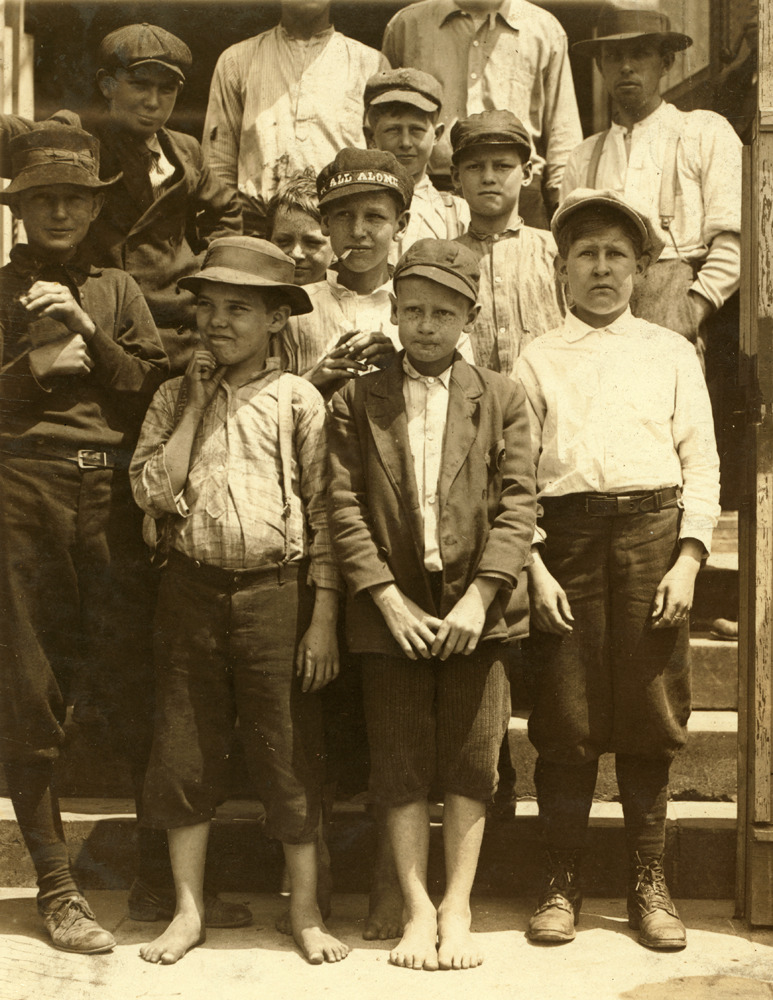 1913 Young Hosiery Mill Workers, Georgia Old Photo 8.5\
