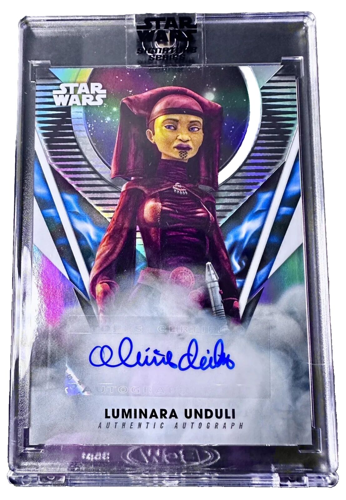 Star Wars Signature Series Olivia d’Abo as Luminara Unduliui Autographed Card