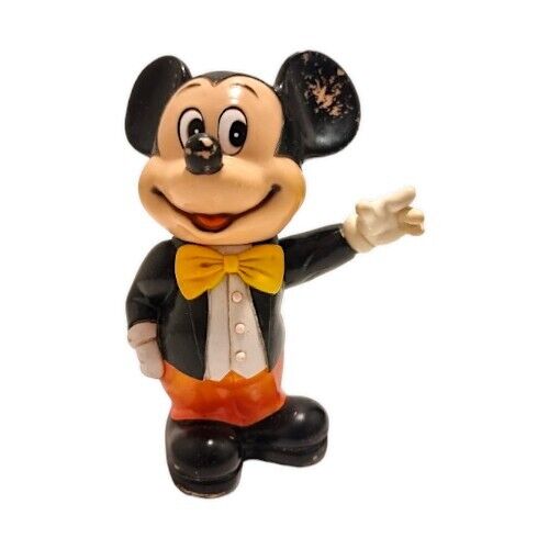 Vintage 1960s Walt Disney Productions Mickey Mouse Plastic Money Box