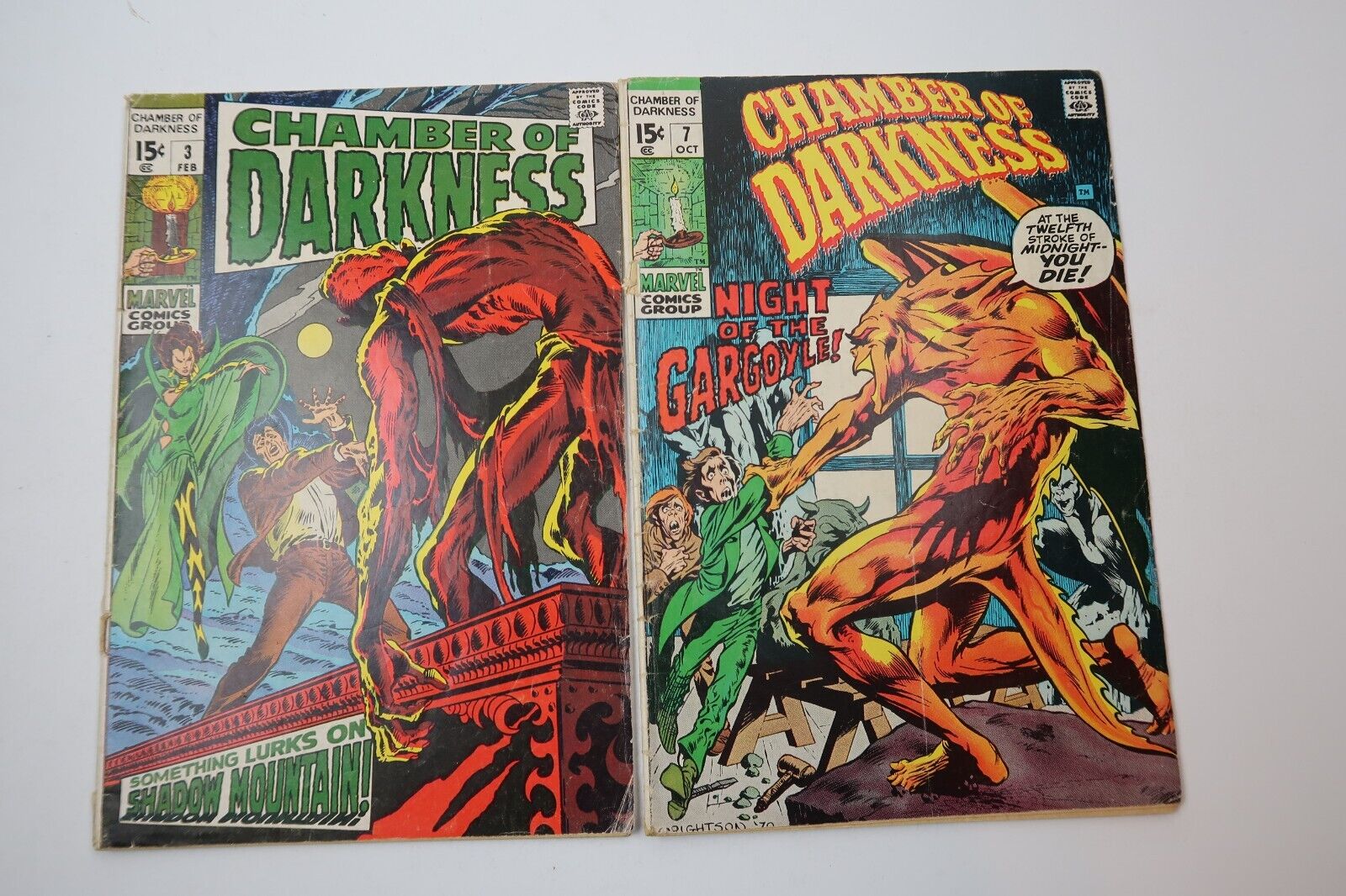 Chamber of Darkness #3 & #7 John Buscema & 1st Bernie Wrightson Art at Marvel G+
