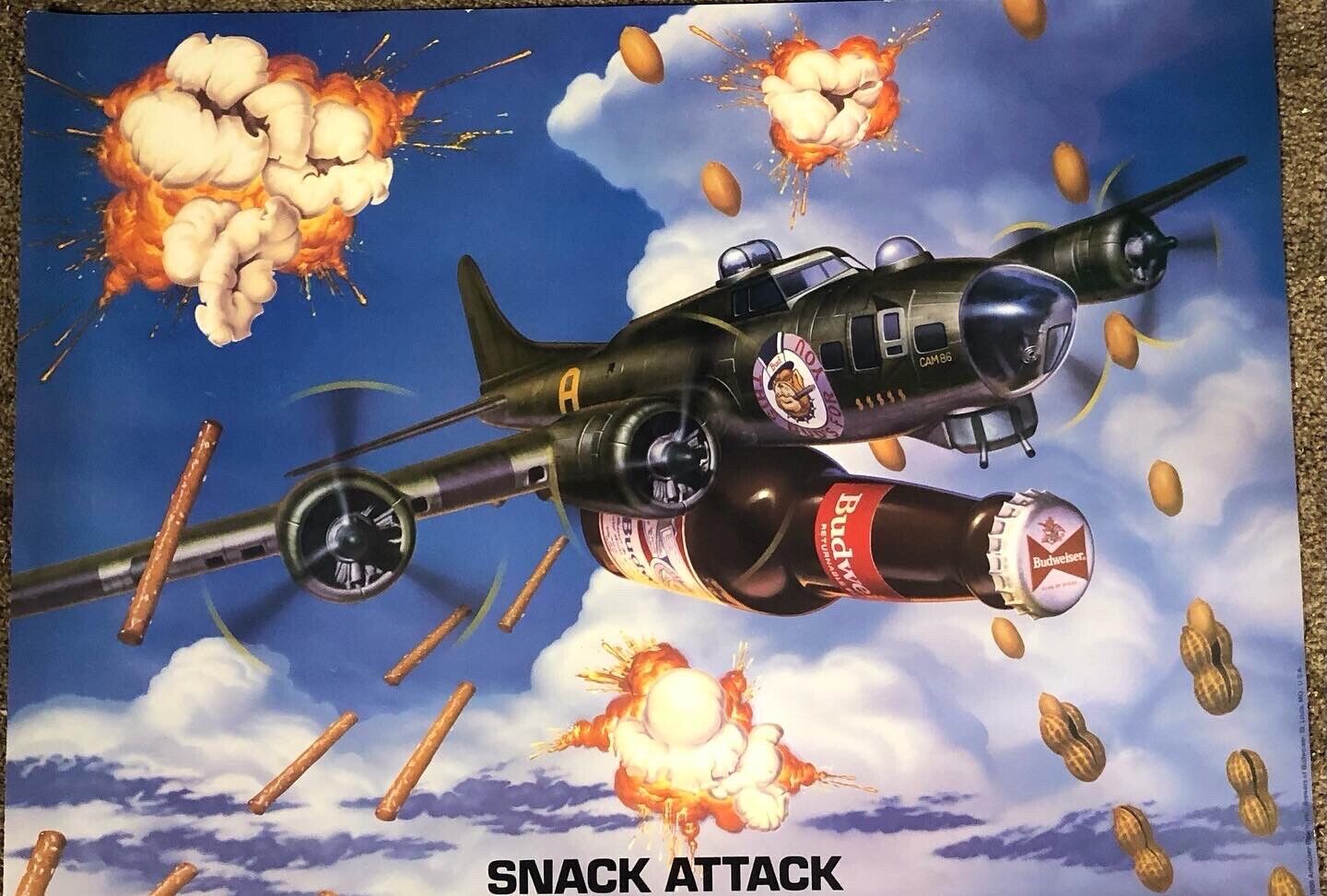 1986 Budweiser “Snack Attack” Posters