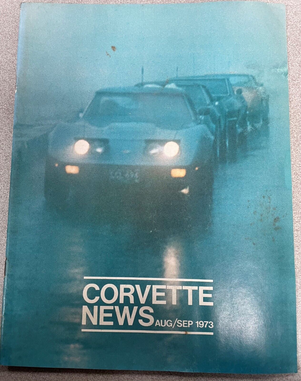 Vintage Corvette News Magazine - August/September 1973