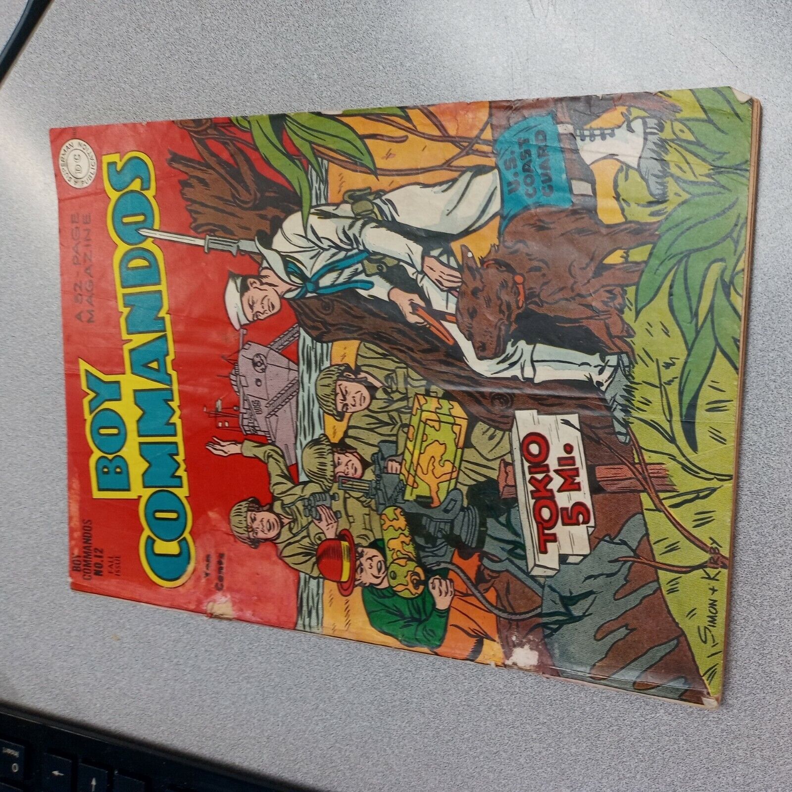 BOY COMMANDOS #12 dc comics 1945 golden age JACK KIRBY AND JOE SIMON world war 2