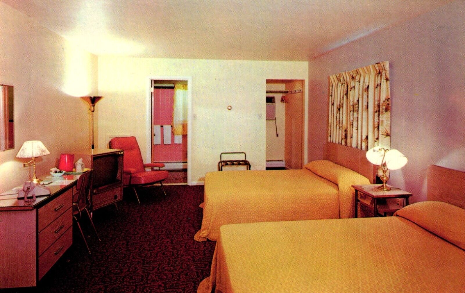 Capitol Motels Harrisburg Pennsylvania Postcard
