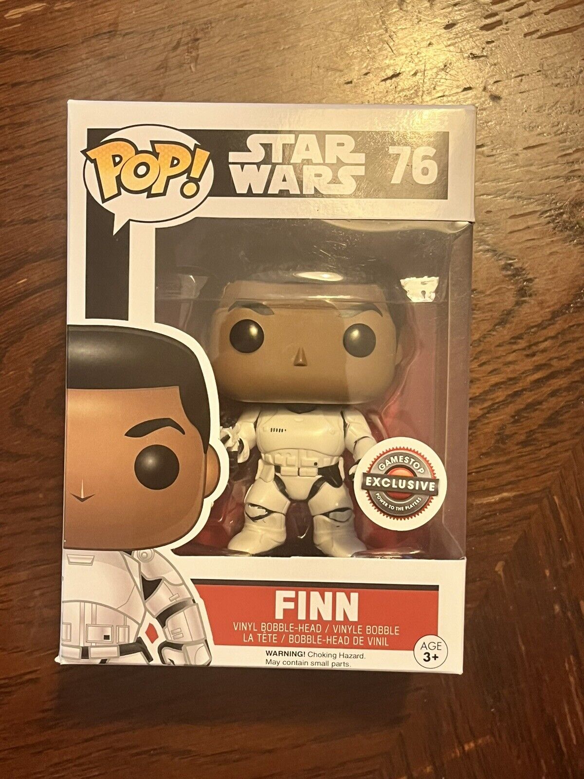 Funko Pop Vinyl: Star Wars - Finn (as Stormtrooper) - GameStop (Exclusive) #76