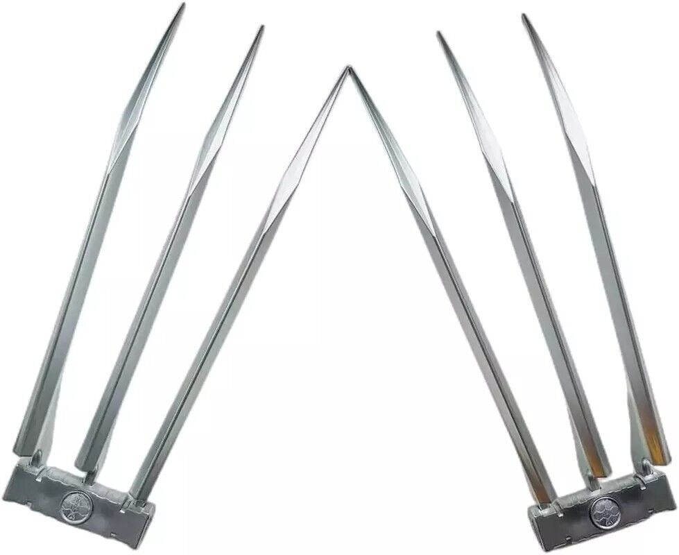 Halloween Props for X Man Wolverine Claws ABS metal 1Pair Claws Wolf Paws Hal