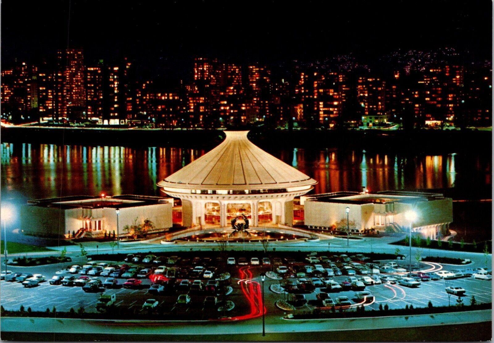 Vancouver, British Columbia Canada H. R. MacMillan Planetarium at Night Postcard