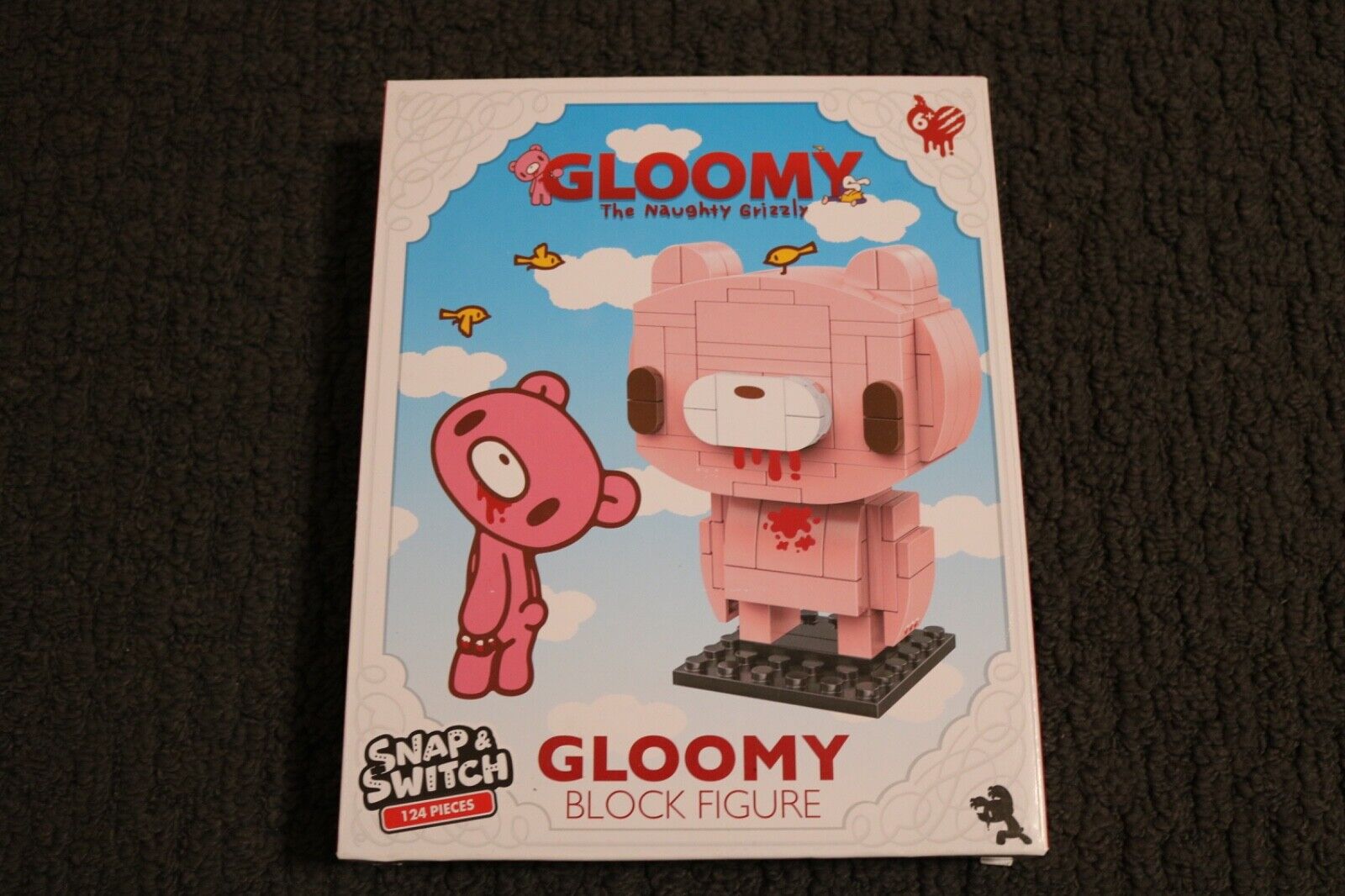 GLOOMY The Naughty Grizzly Snap & Switch 124 Pieces Gloomy Block Figure New