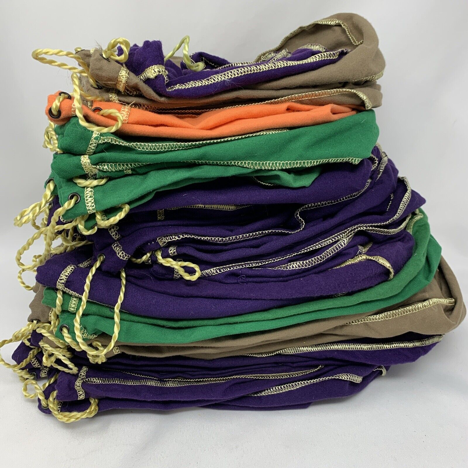 Lot of 65 CROWN ROYAL Drawstring Bags - All sizes and colors + 3 BONUS 2405028