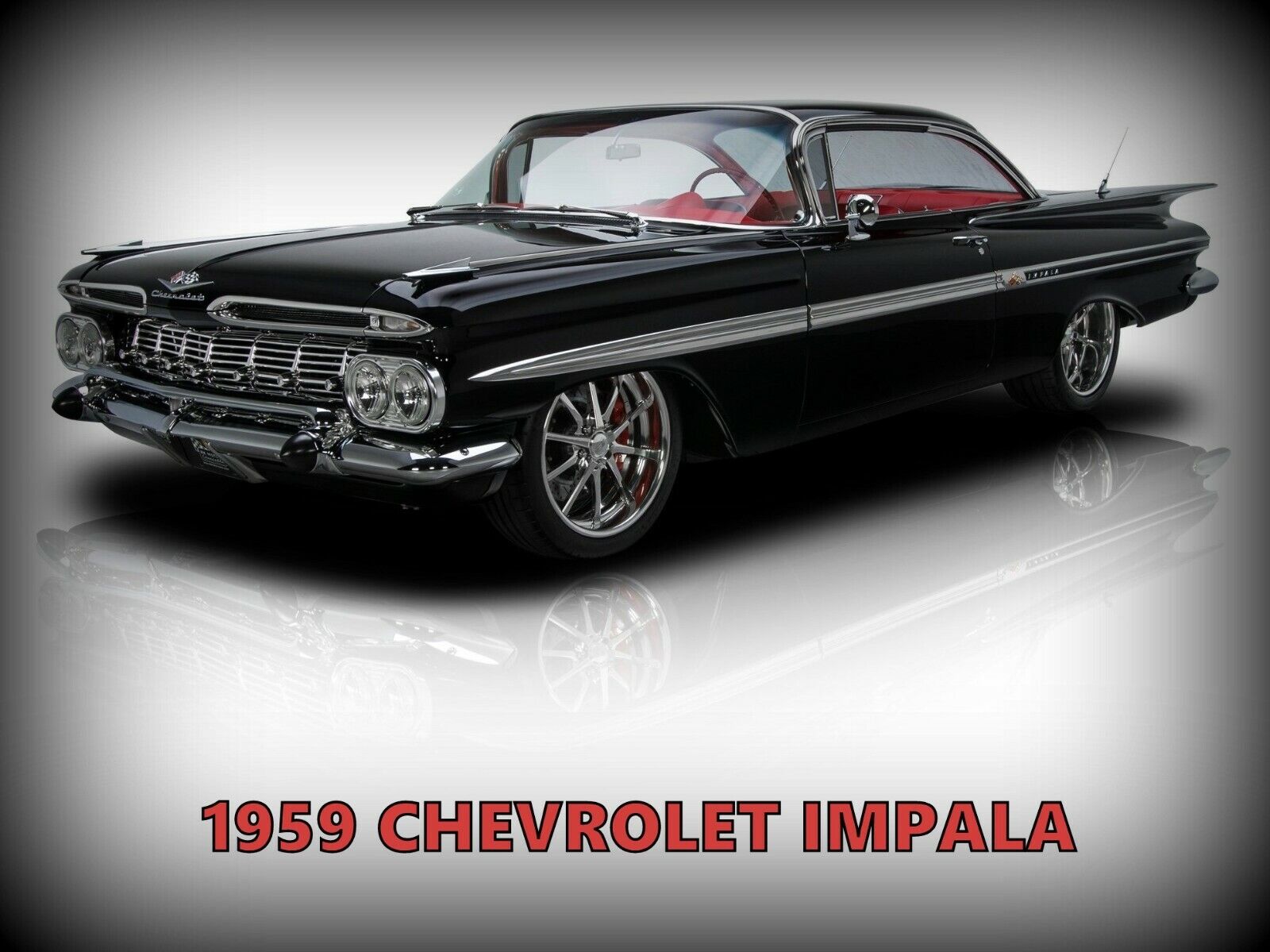 1959 Chevrolet Impala NEW Metal Sign: Pristine Hot Rod Restoration